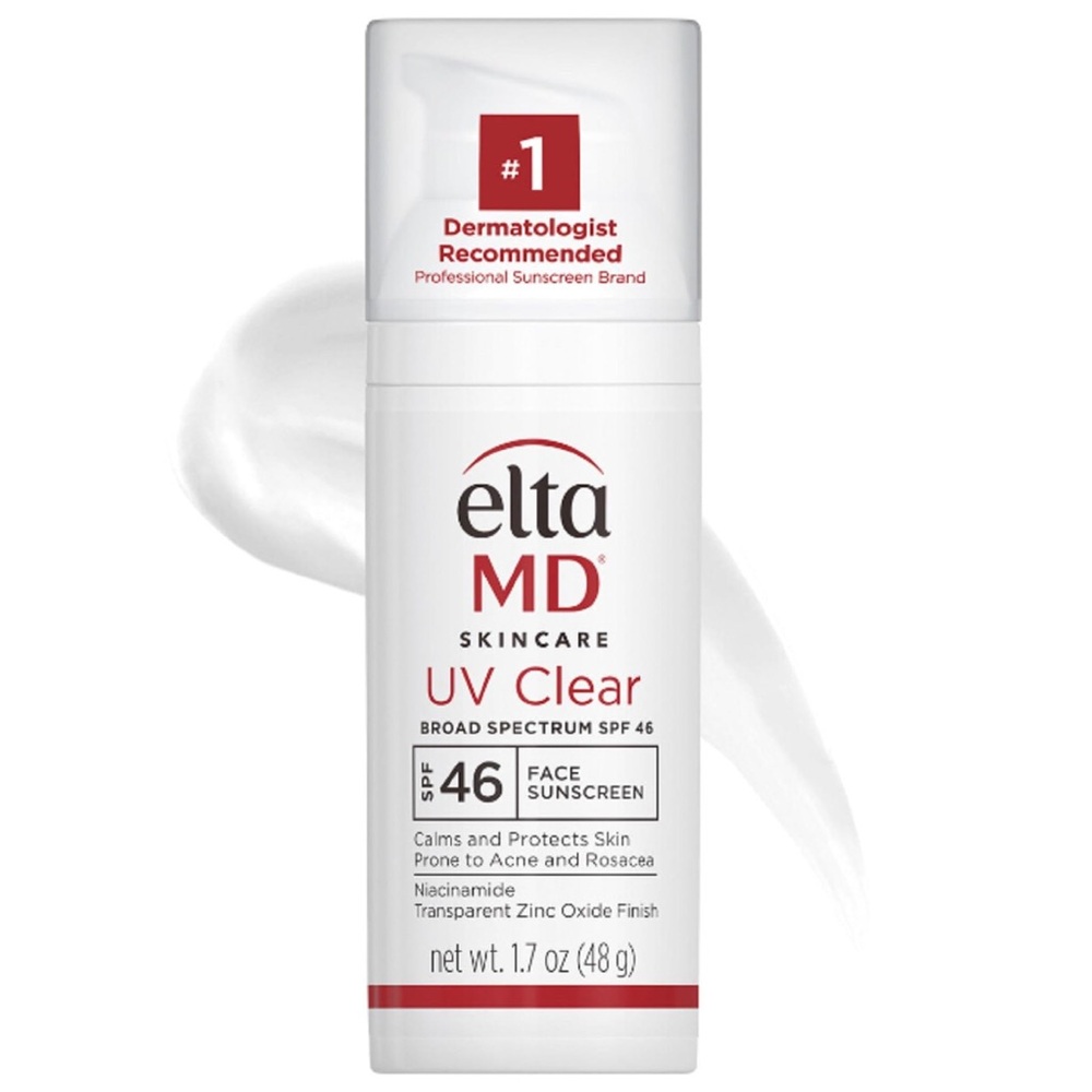 EltaMD UV Clear Face Sunscreen SPF 46 Oil Free For Face With Zinc Oxide 1.7 NIB